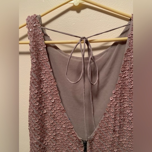 Alice & Olivia Dusty Rose Sequin Dress - Picture 7 of 13